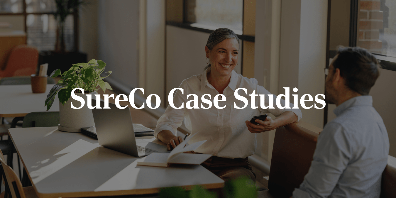 Sureco Case Studies Guides - Best Gradient Patterns in Desktop